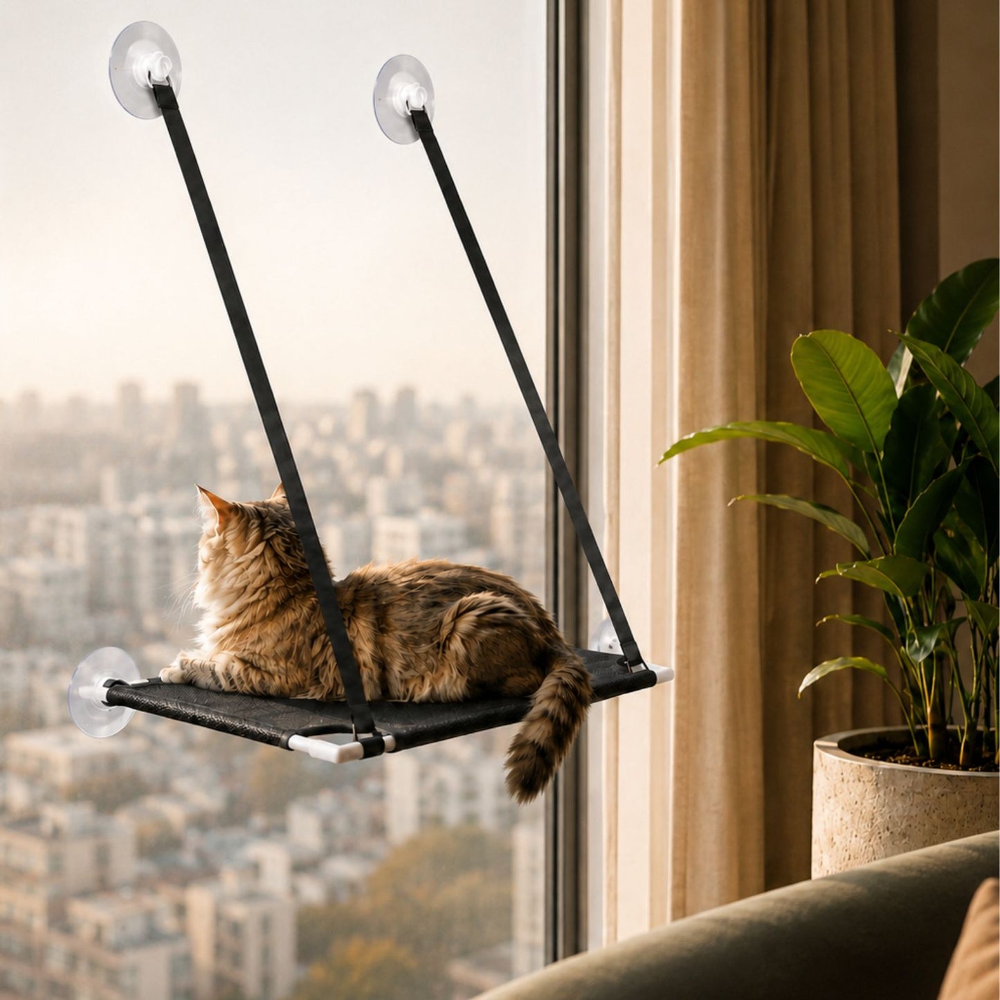 Pawables™ Window Lounge – Cat Window Hammock