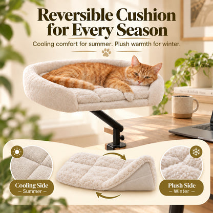 Reversible cushion for the Desk-Side Cat Bed